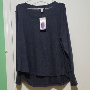 Nine West Navy Crew Neck Sweater